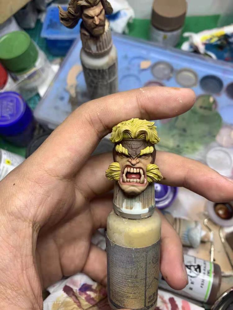 Marvellegends Sabretoothh headsclpt 1:12