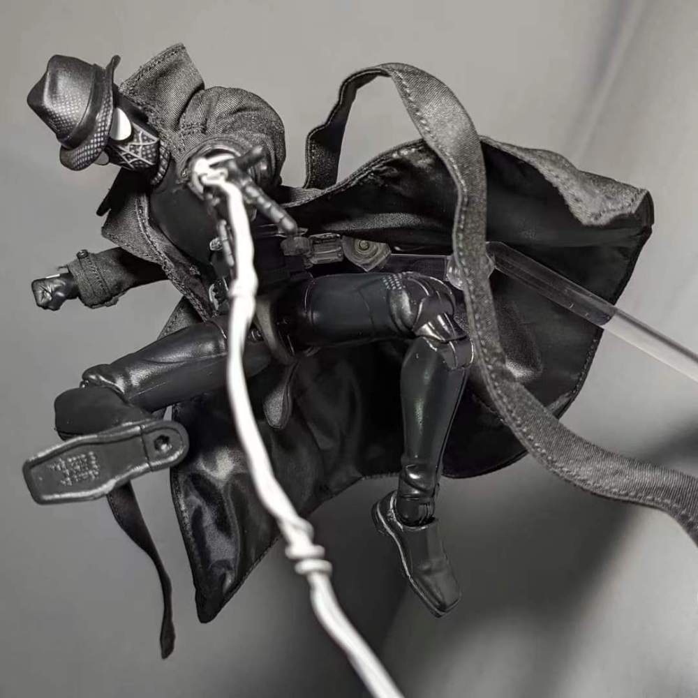 Sentinel/Ml Shadow Spider-Man Black dust coat 1:12