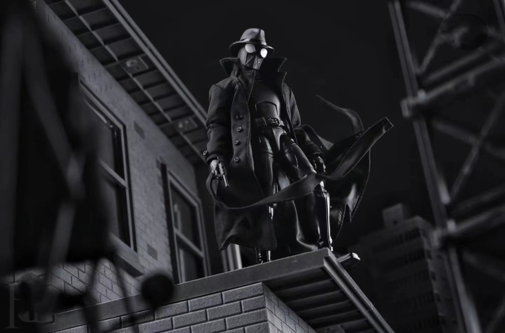 Sentinel/Ml Shadow Spider-Man Black dust coat 1:12