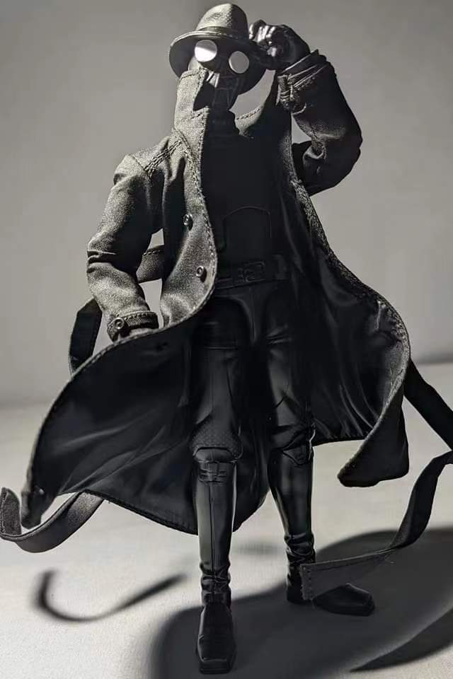 Sentinel/Ml Shadow Spider-Man Black dust coat 1:12
