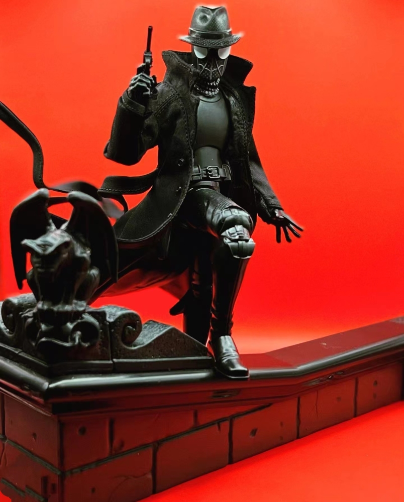 Sentinel/Ml Shadow Spider-Man Black dust coat 1:12