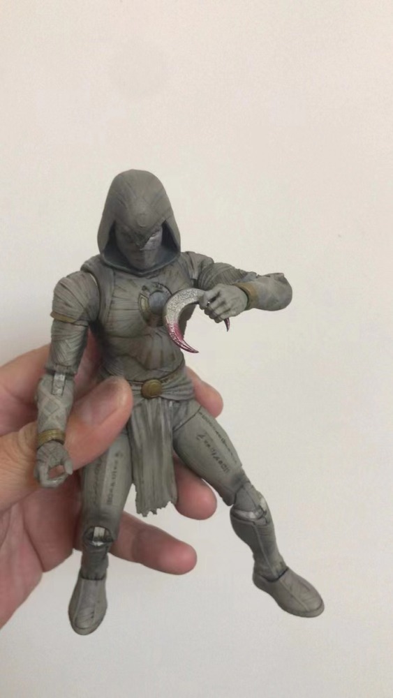 Marvellegends Moon Knightt white cape/Toy weapons 1:12
