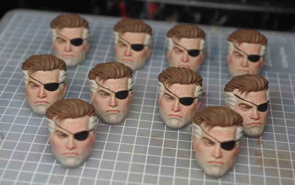 Nick Fury headsculpt 1:12