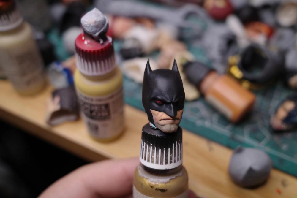 Flashpoint Batmann 2.0 (Bruce Waynee)  headsculpt 1:12
