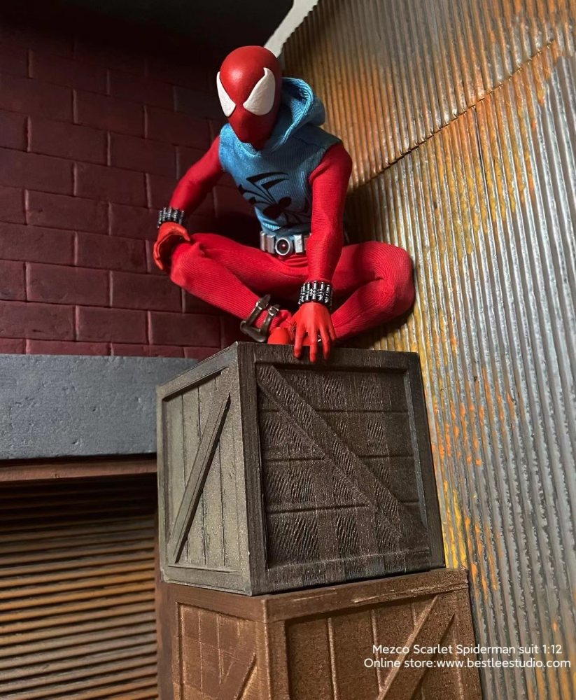 ml mezcoo Scarlet spiderr suit/toy accessories  1：12