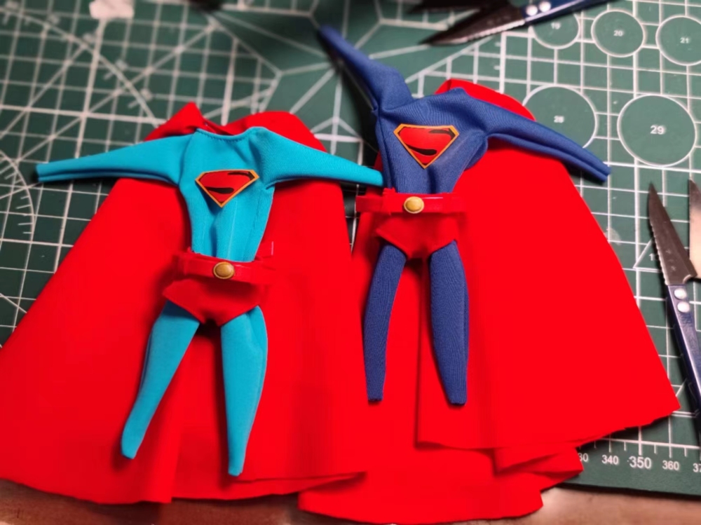 American TV version Supernann suit/headsculpt 1:12