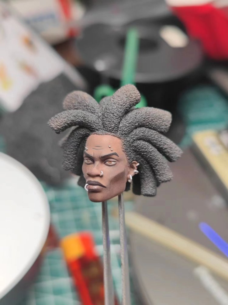 Ml Punk Spider-Mann headsculpt 1:12