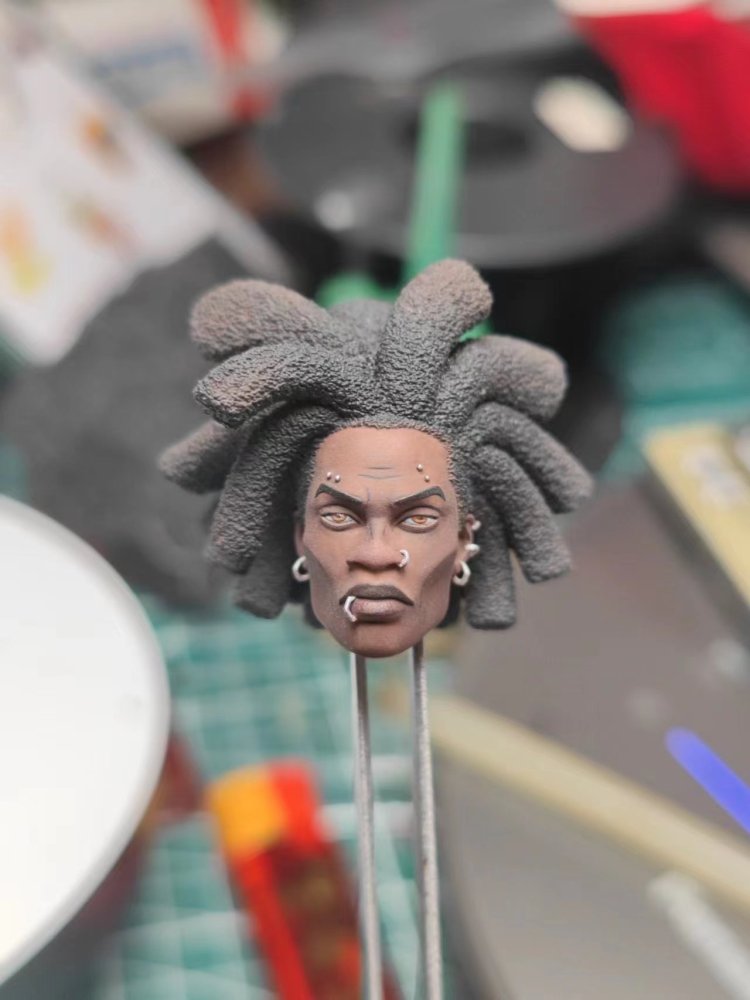 Ml Punk Spider-Mann headsculpt 1:12