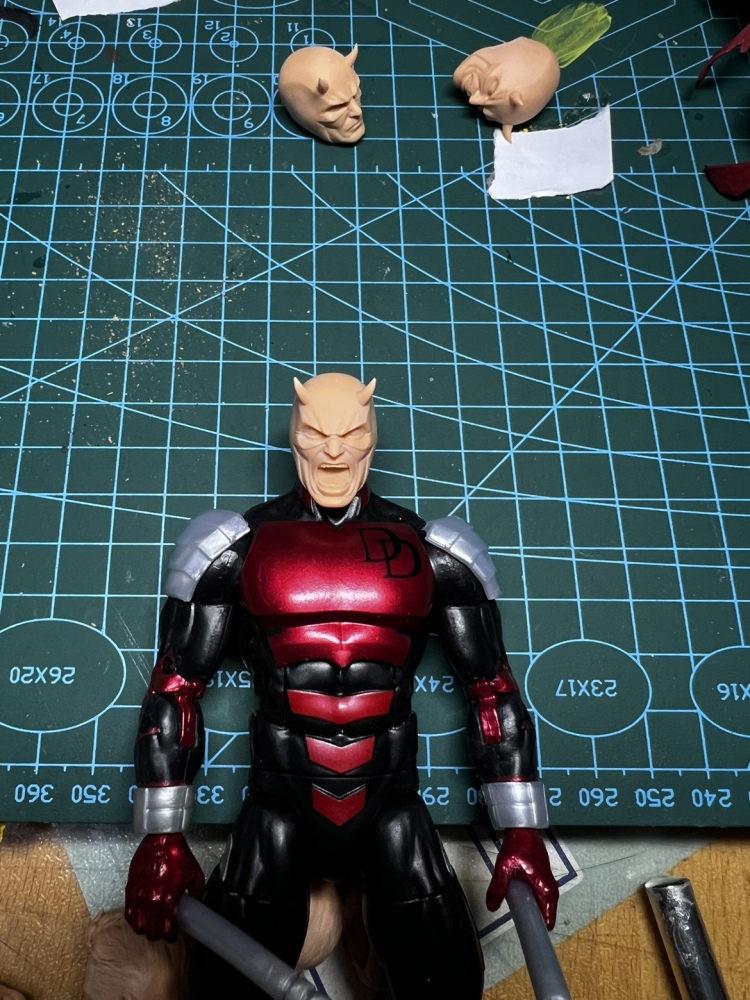 ml mezco comics Daredevil Headsculpt 1/12