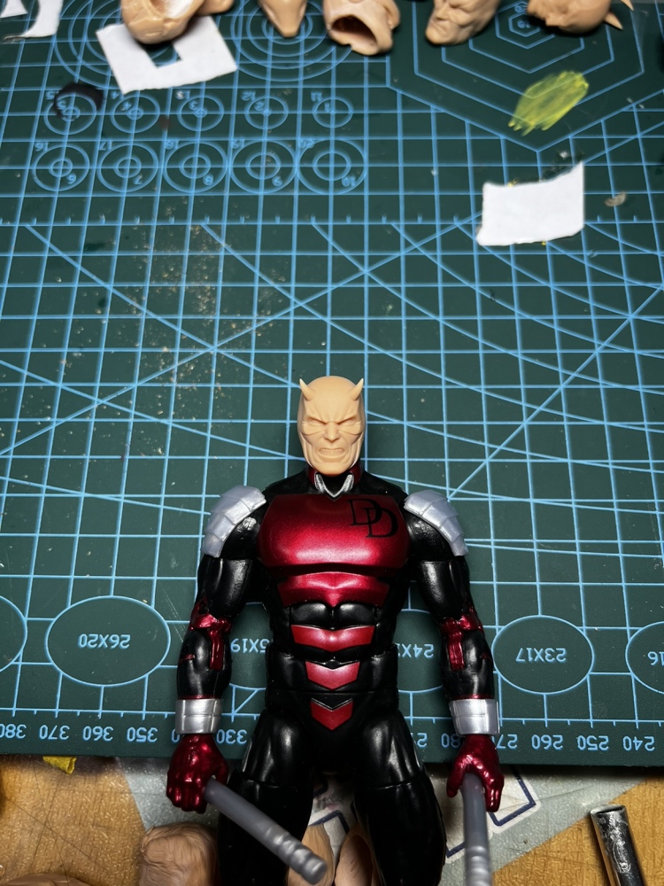 ml mezco comics Daredevil Headsculpt 1/12