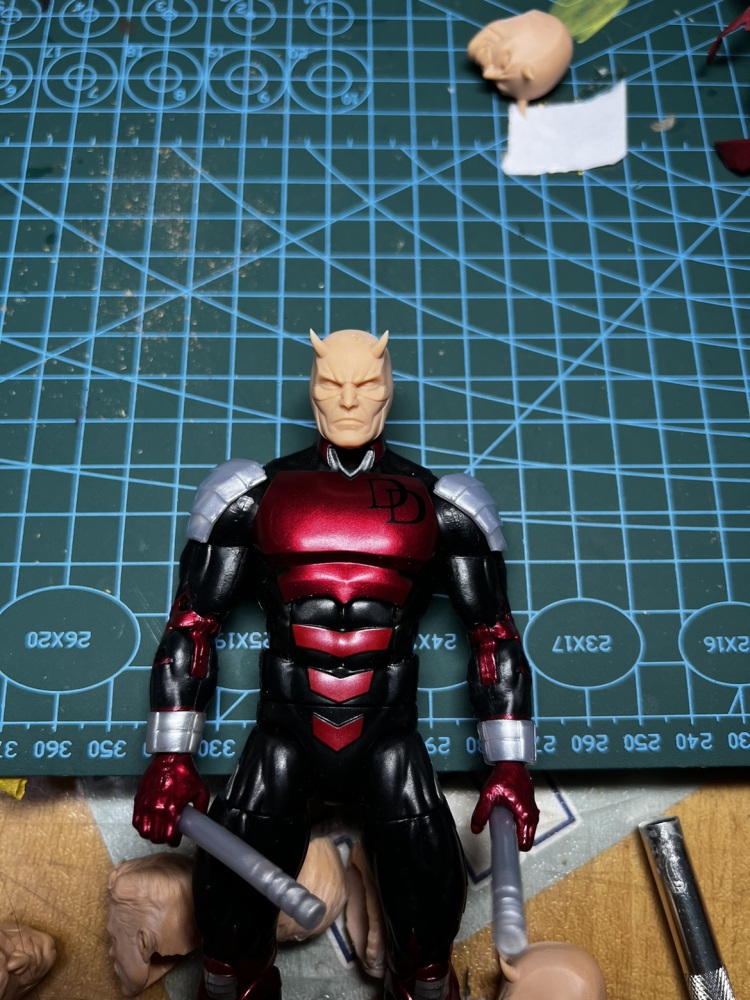 ml mezco comics Daredevil Headsculpt 1/12