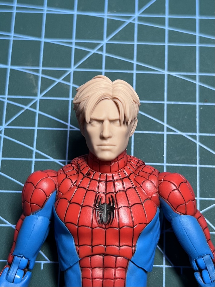SHF MAFEX Spider-Man Peter Parke headsculpt