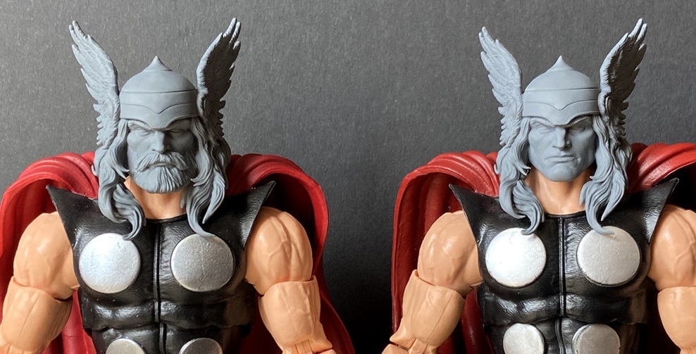 ML Mafex retro Thor headsculpt 1/12