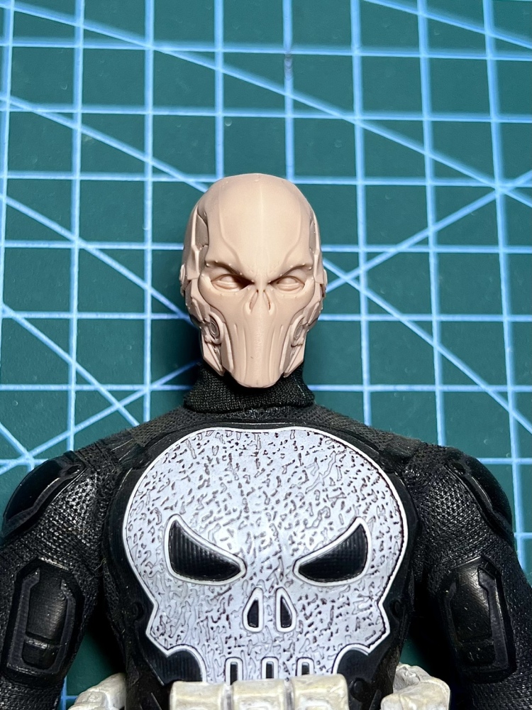 ml mezco helmet Punisher Headsculpt 1/12