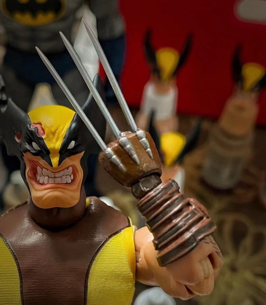 Comic Book Wolverinen (Combat Version) headsculpt 1:12