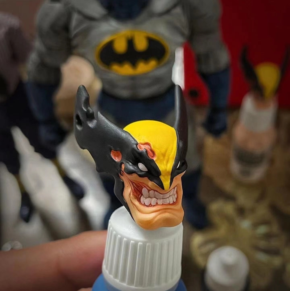 Comic Book Wolverinen (Combat Version) headsculpt 1:12