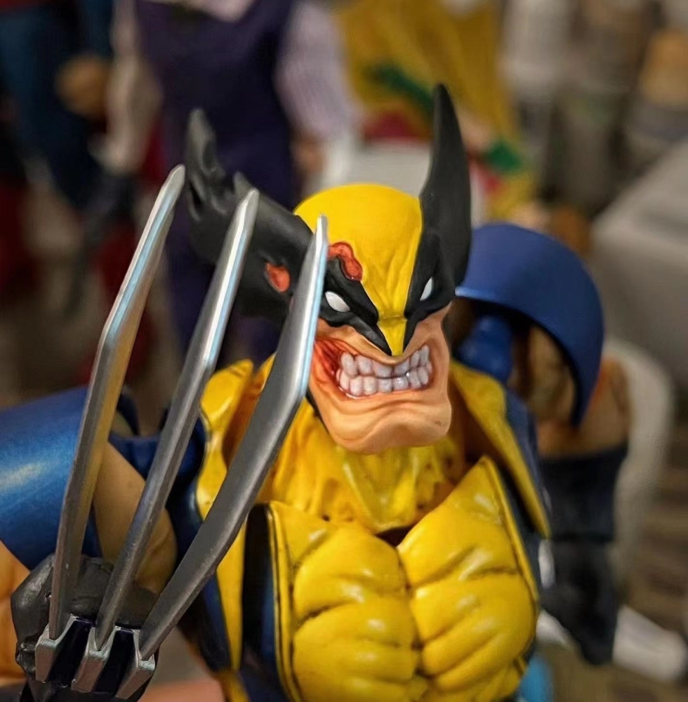 Comic Book Wolverinen (Combat Version) headsculpt 1:12