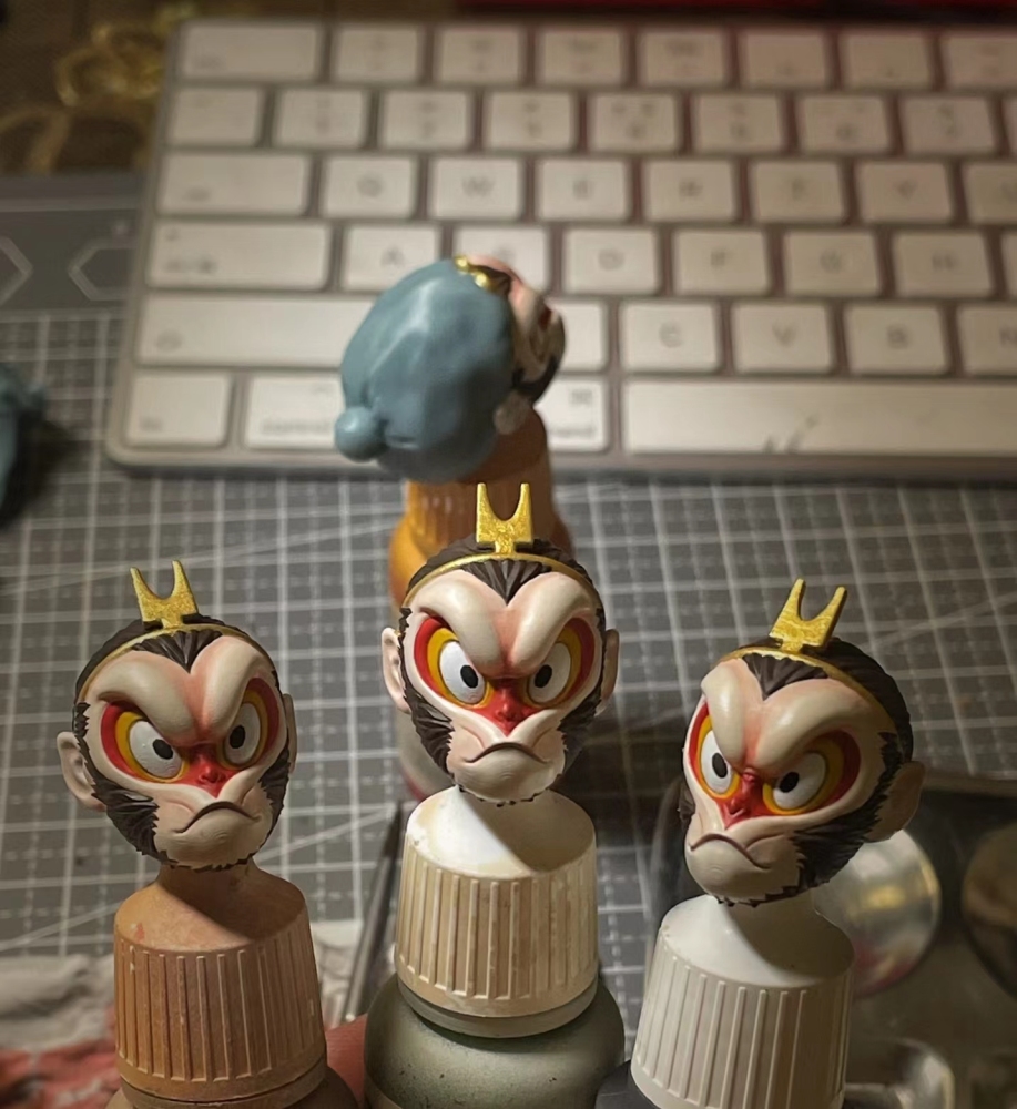 Beautiful Monkey King  headsculpt 1:12