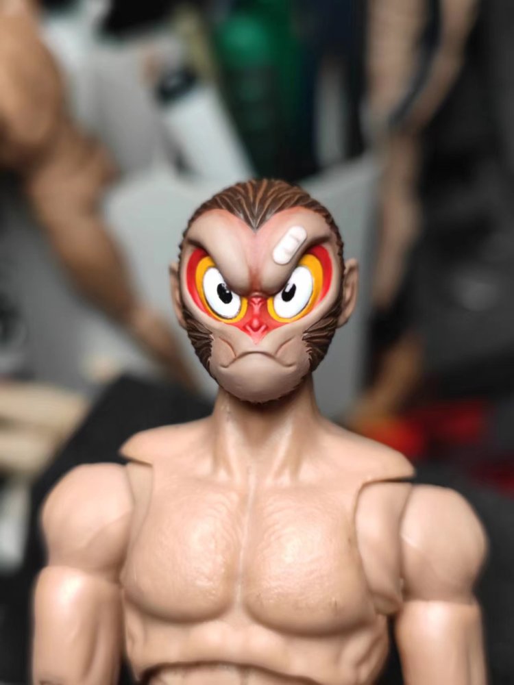 Beautiful Monkey King  headsculpt 1:12