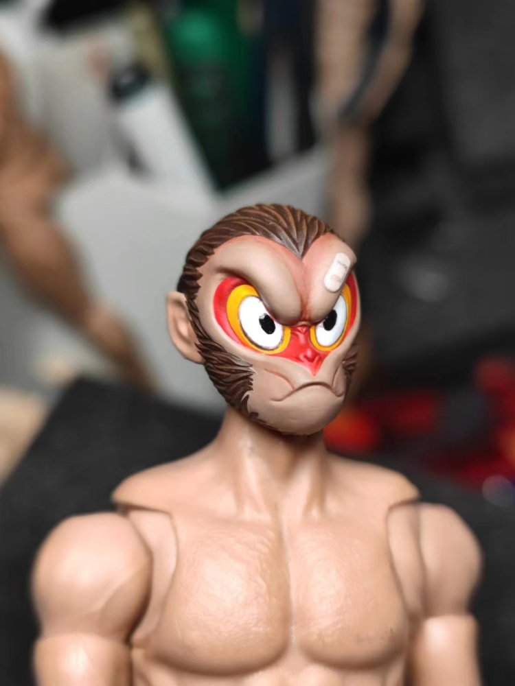 Beautiful Monkey King  headsculpt 1:12