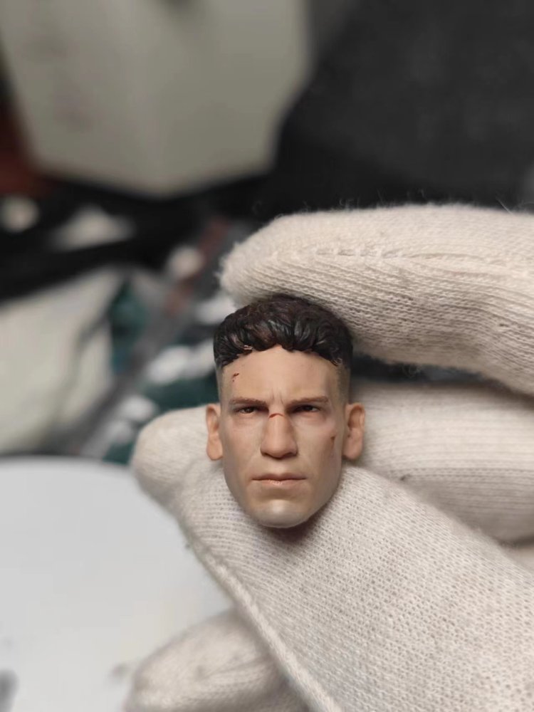 Netflix Punisherr Suit/ Headsculpt 1:12