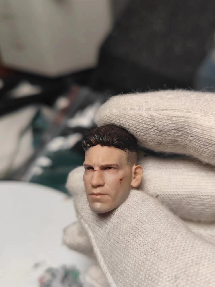 Netflix Punisherr Suit/ Headsculpt 1:12