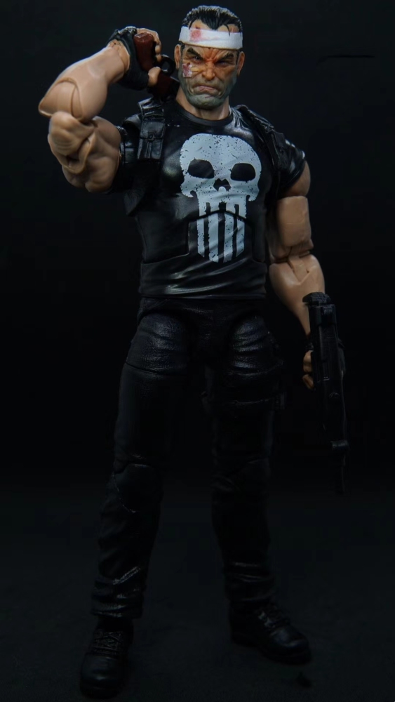 White turban war bleeding punisher headsculpt 1:12