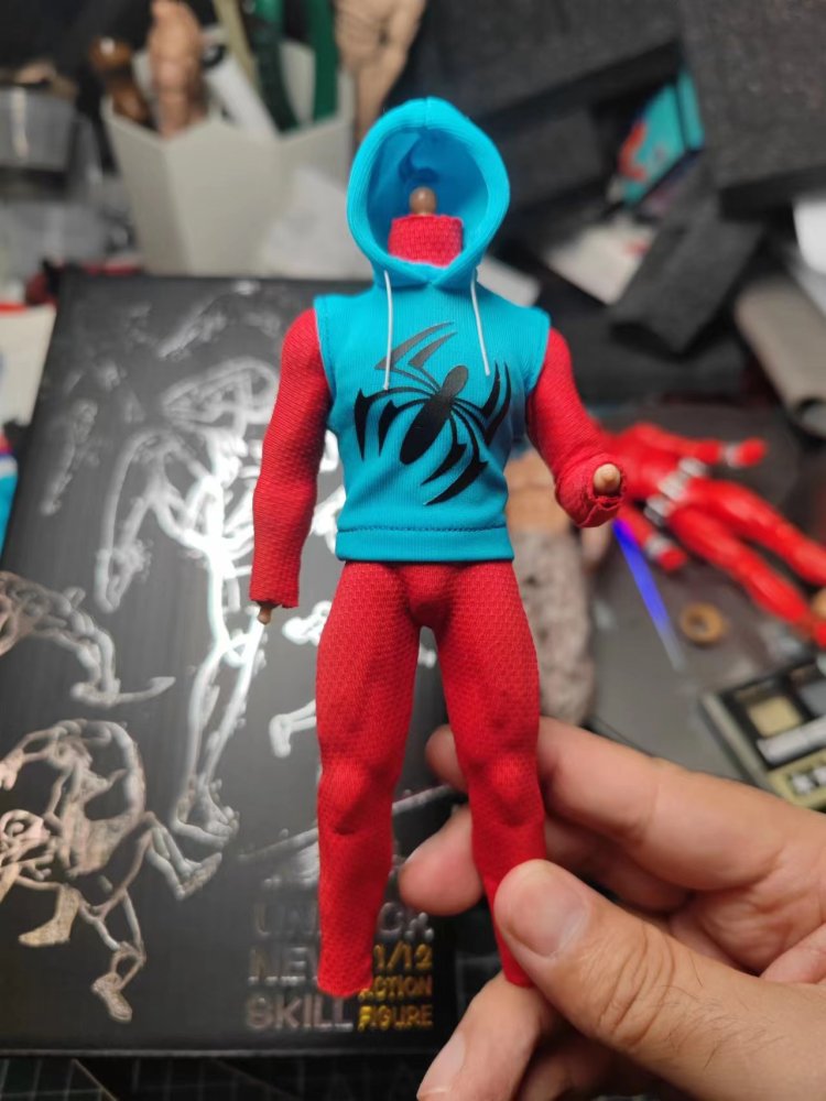 NWtoys Scarlet spiderr suit 1：12