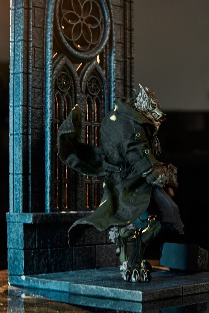 maestro union Werewolf Army Green Trench Coat/pants 1:12