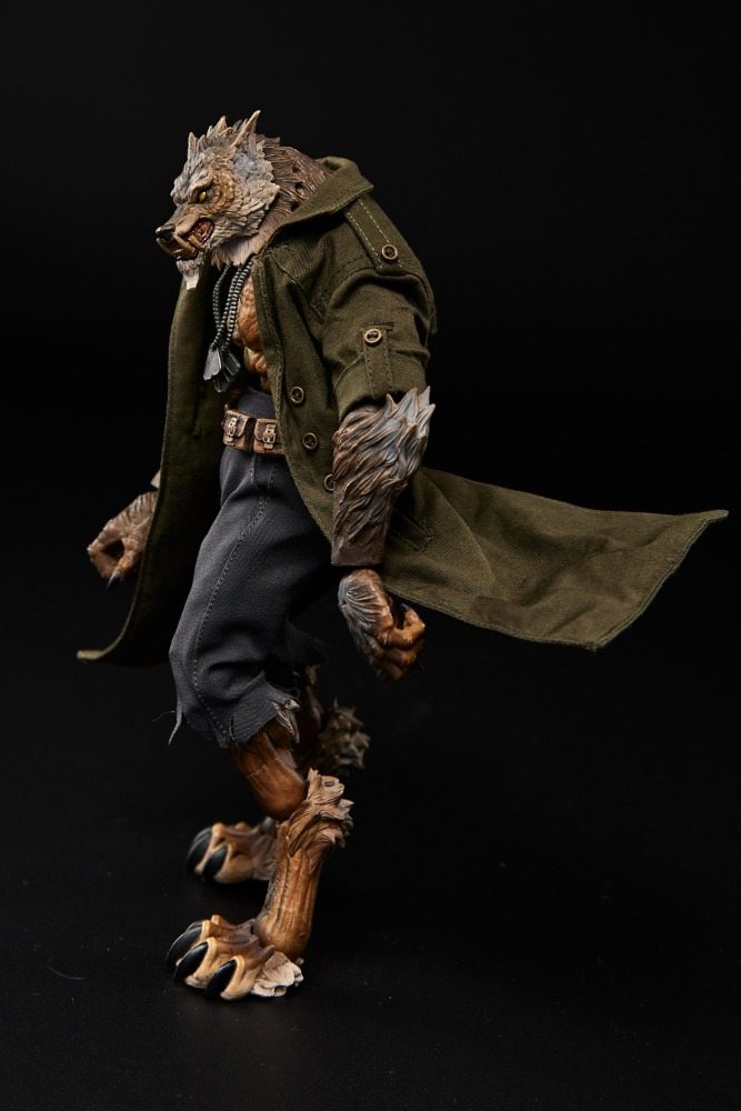 maestro union Werewolf Army Green Trench Coat/pants 1:12