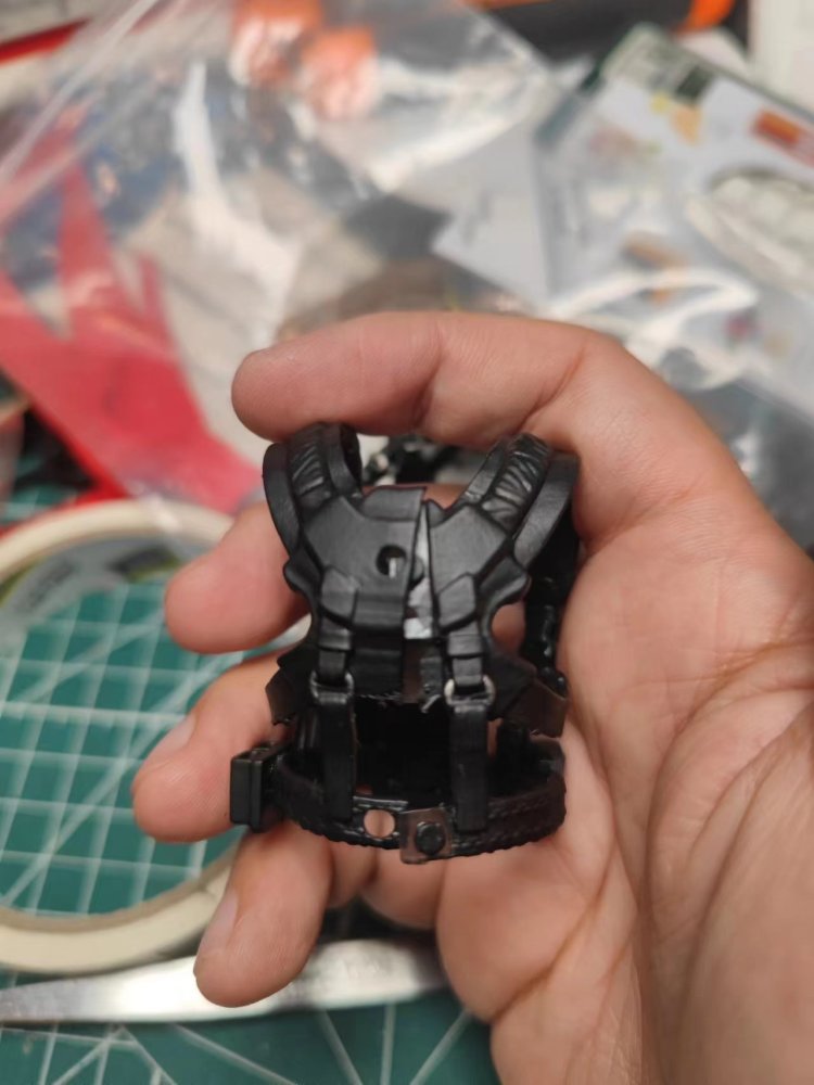 Soft rubber shoulder strap + belt accessories （Toy magazine）1：12