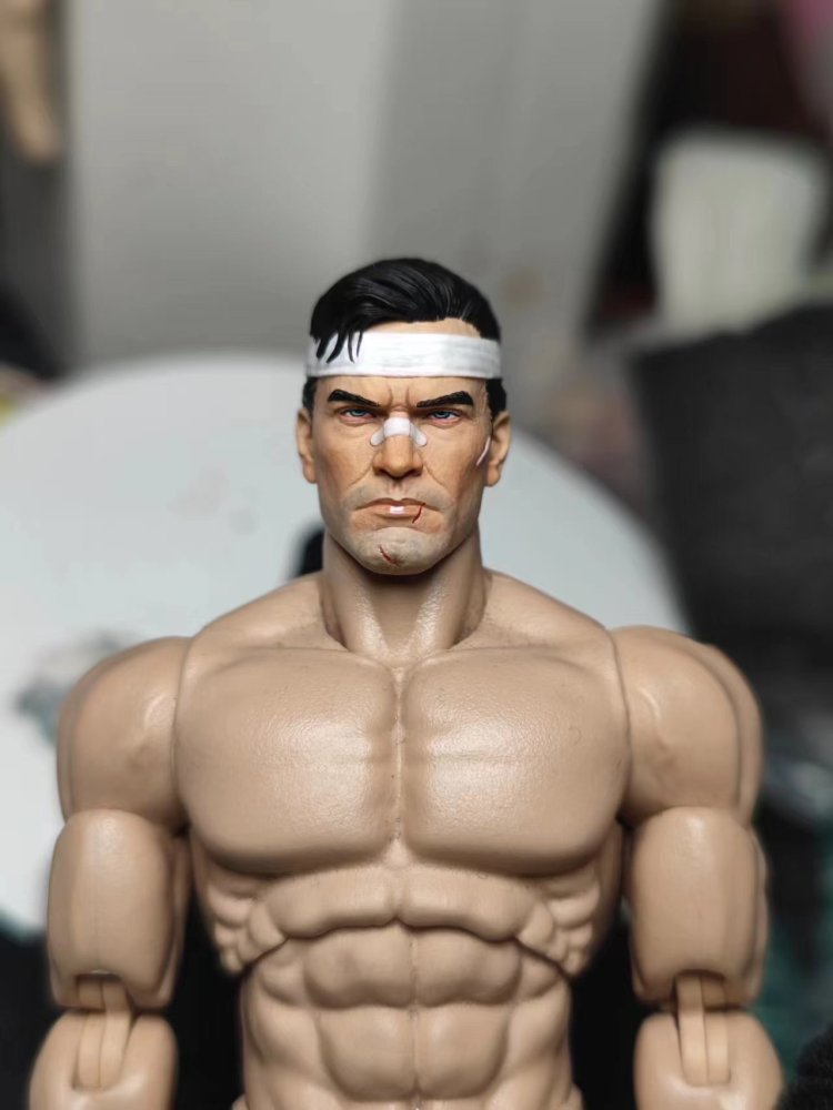 Mezco Turban fighting Punisherr headsculpt 1:12