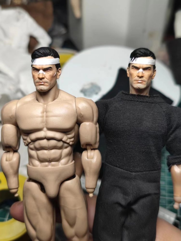 Mezco Turban fighting Punisherr headsculpt 1:12