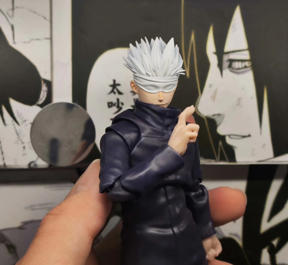 Shf White glasses/no glasses headsculpt 1:12
