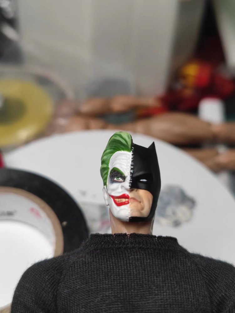 Mezcoo Joker batman combination headsculpt 1:12
