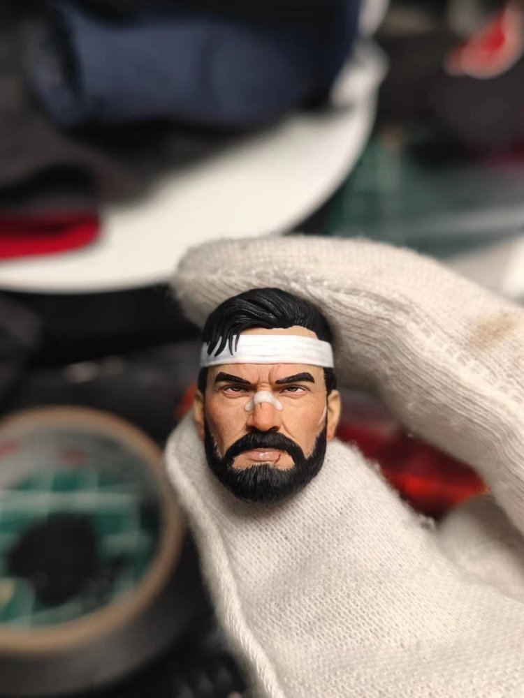 Mezco Turban and beard punisherr headsculpt 1:12