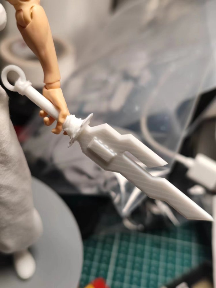 ToNI headsculpt /shoes/Toy weapon/Toy worm 1:12