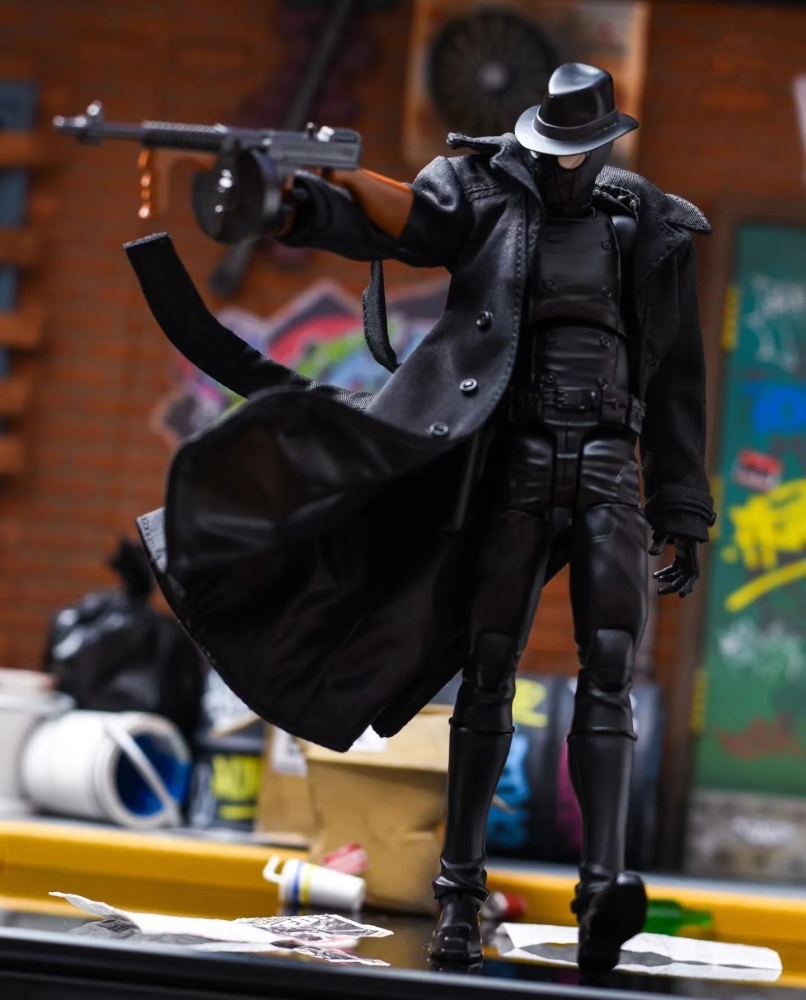 Sentinel/Ml Shadow Spider-Man Black dust coat 1:12