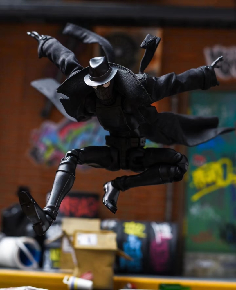 Sentinel/Ml Shadow Spider-Man Black dust coat 1:12