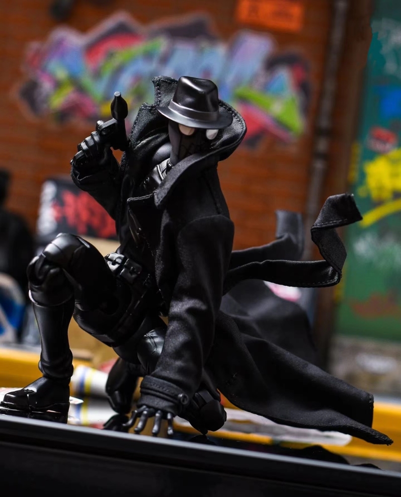 Sentinel/Ml Shadow Spider-Man Black dust coat 1:12