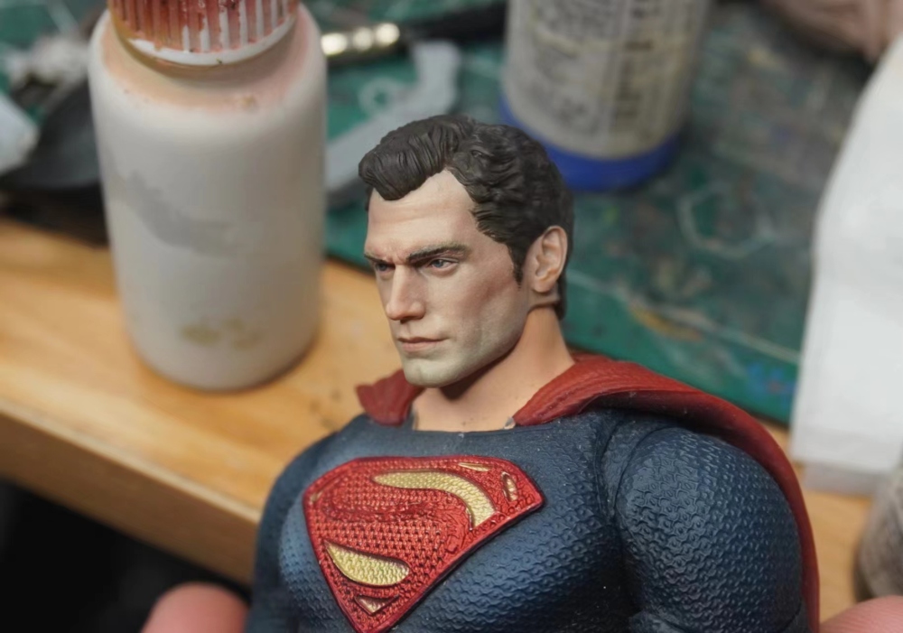 Henry Superman headsculpt 1:12