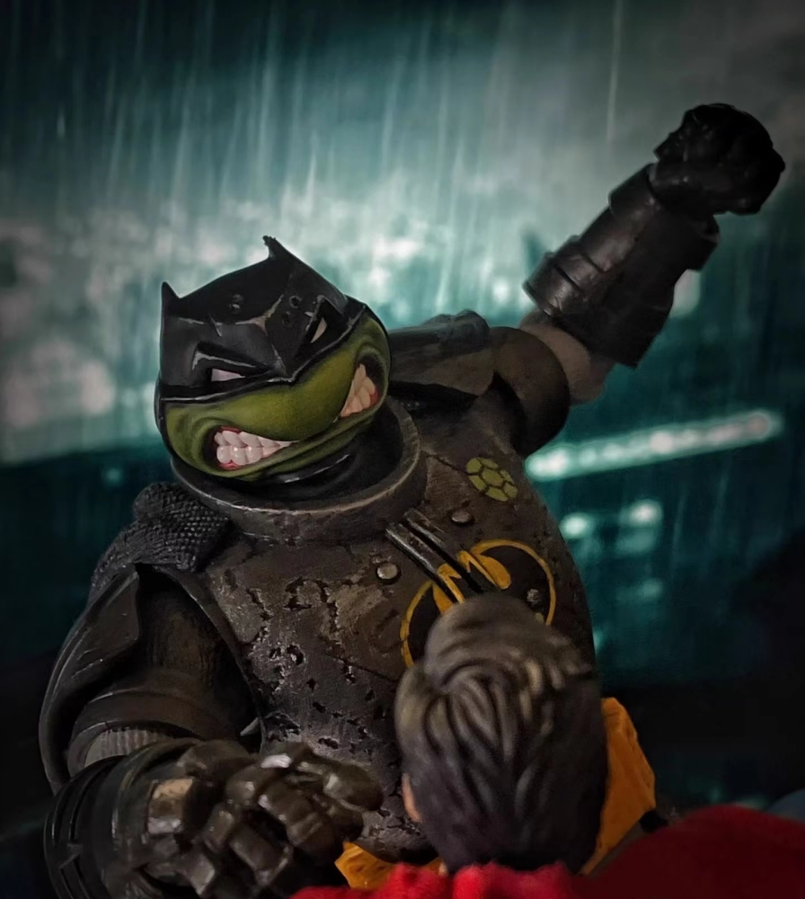Batman v Teenage Mutant Ninja Turtles headsculpt(2.0) 1:12