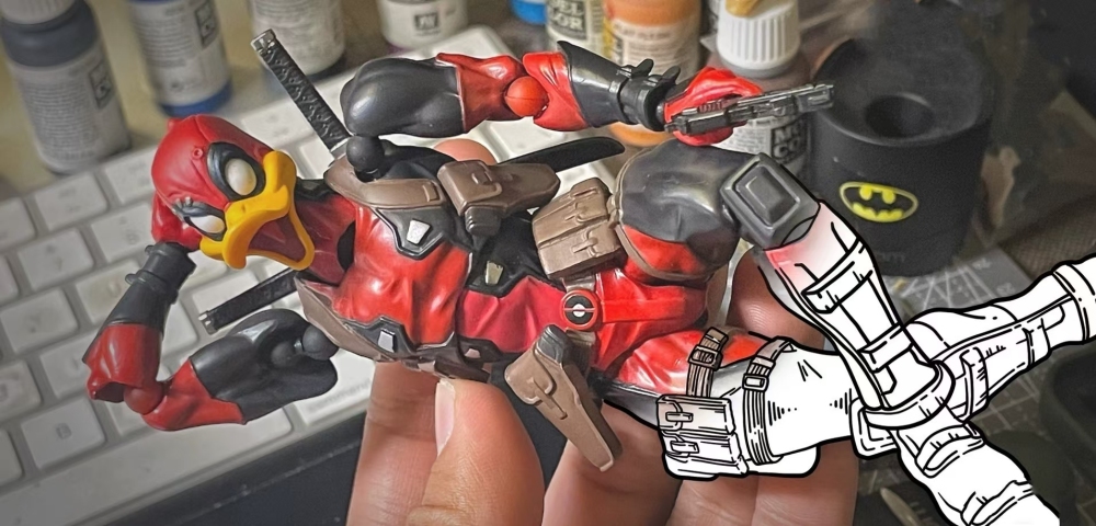 deadpool the duck headsculpt(2.0) 1:12