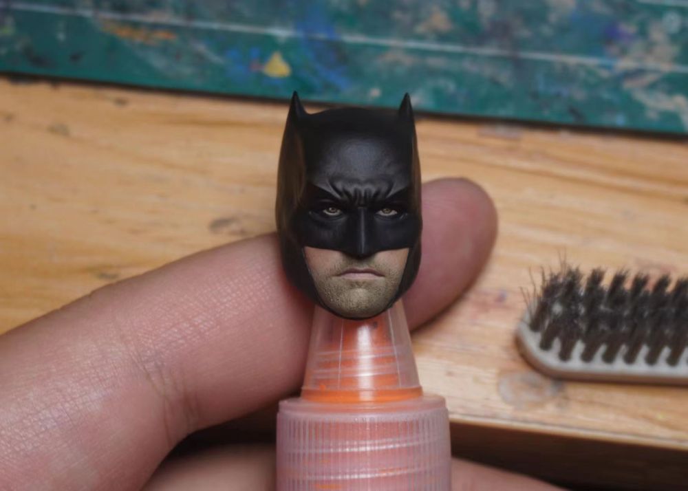 BVS batmann headsculpt 1:12