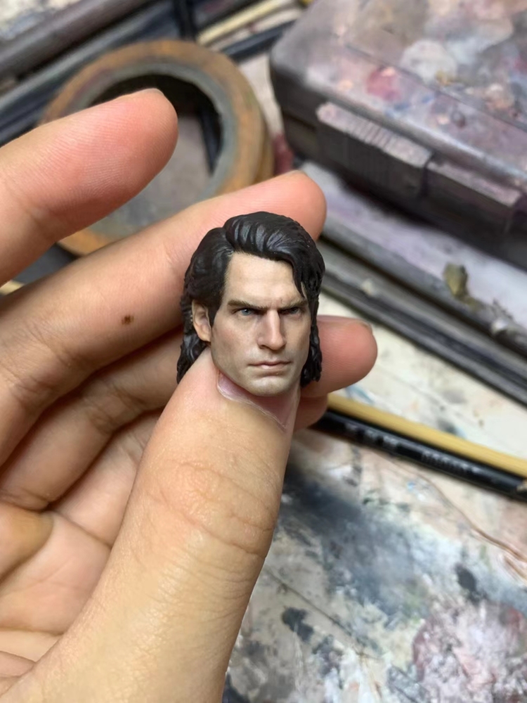 Long hair Henry Superman (fine paint) headsculpt 1:12