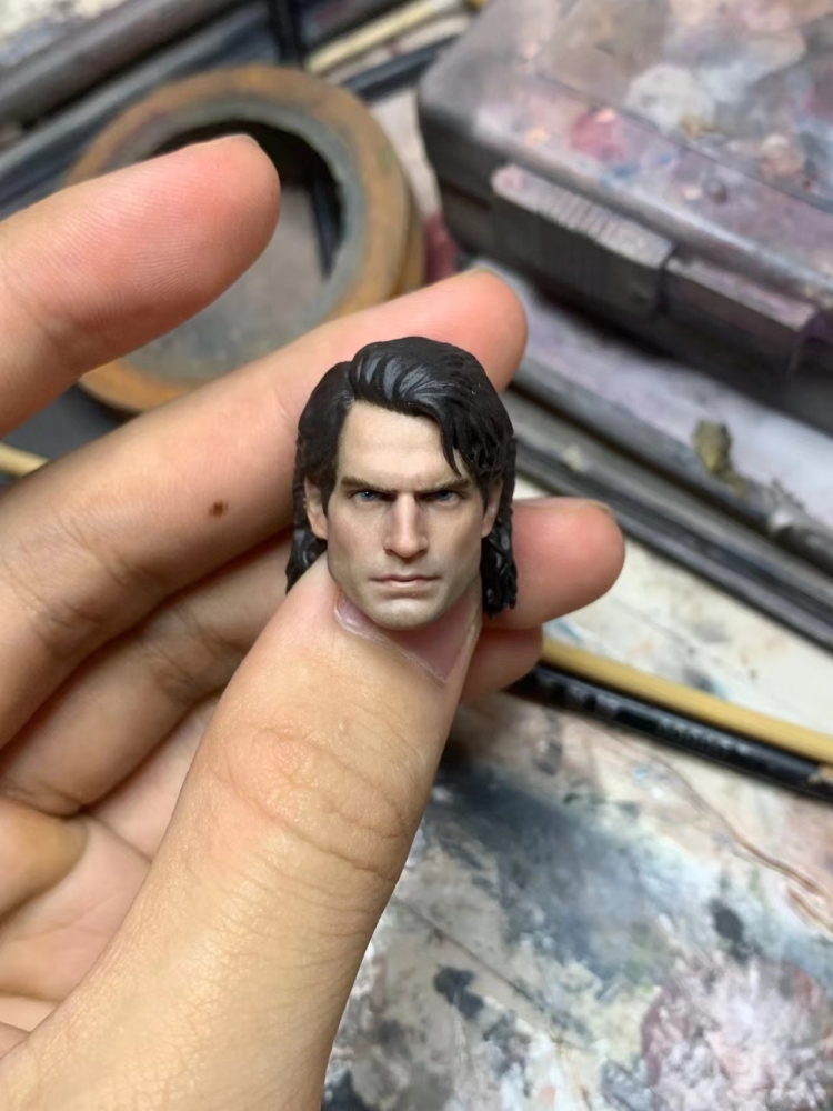 Long hair Henry Superman (fine paint) headsculpt 1:12