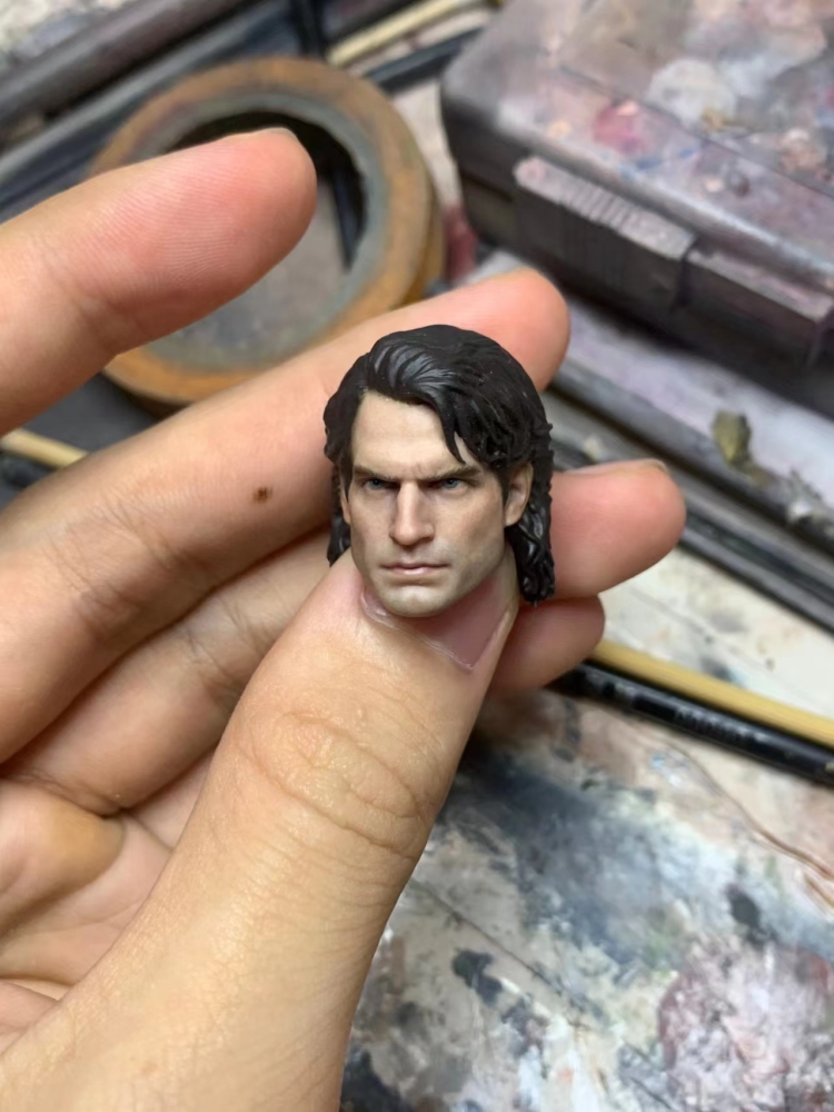 Long hair Henry Superman (fine paint) headsculpt 1:12