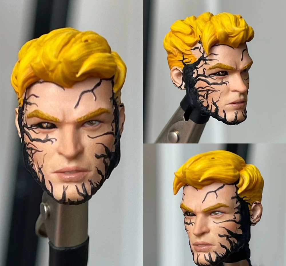 KAIYODO Amazing Yamaguchi/Mafex  Agent Venom headsculpt 1:12