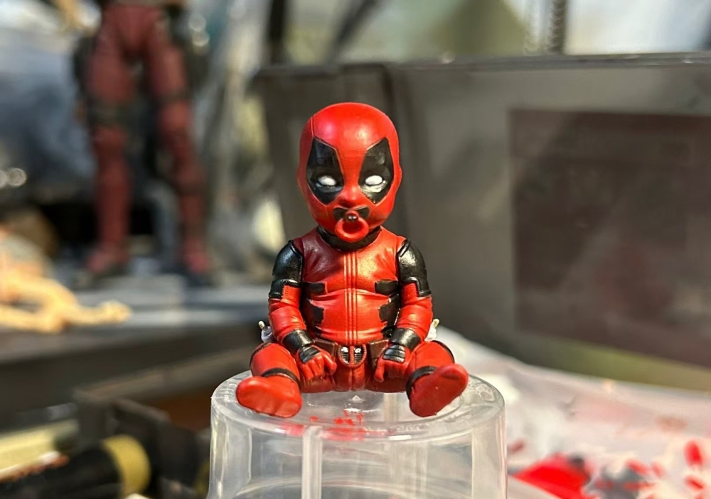 SHF Ml mafex Deadpool (deadpool dog/deadpool babyI) accessories 1：12