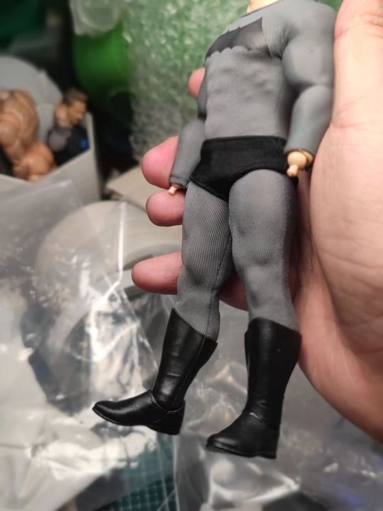 Adam superman suit/ boots/ Batman clothing/boots and glove accessories 1/12